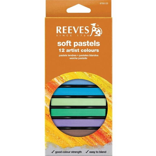 PASTEL SECO REEVES 12 CORES 8791125