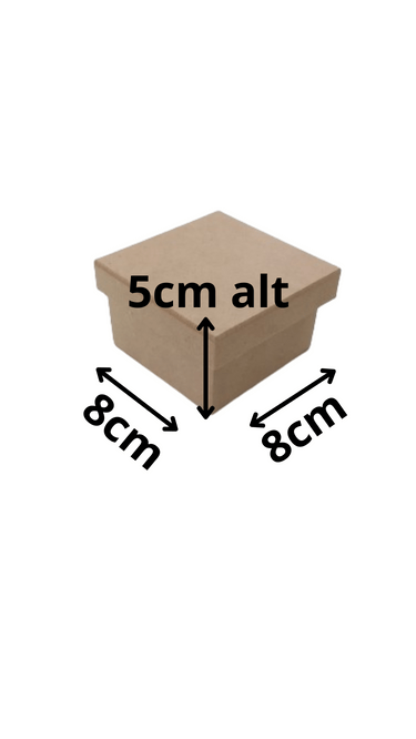 CAIXA TAMPA SAPATO 8X8X5 CM 3MM