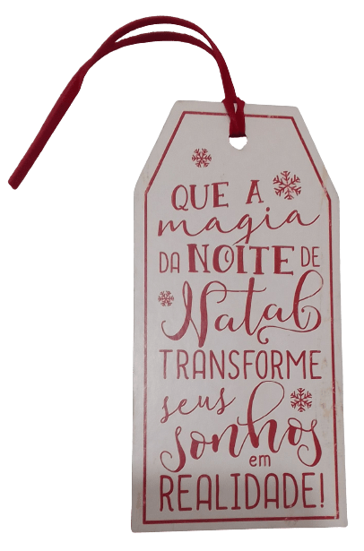 TAG DECORATIVA QUE A MAGIA DA NOITE
