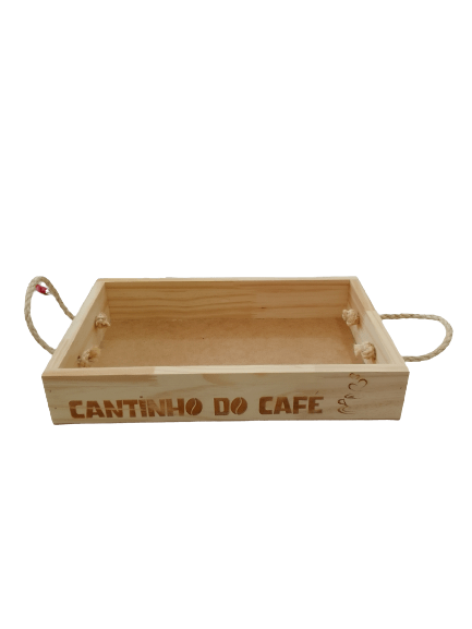 BANDEJA CANTINHO DO CAFE 35X22,5X6CM