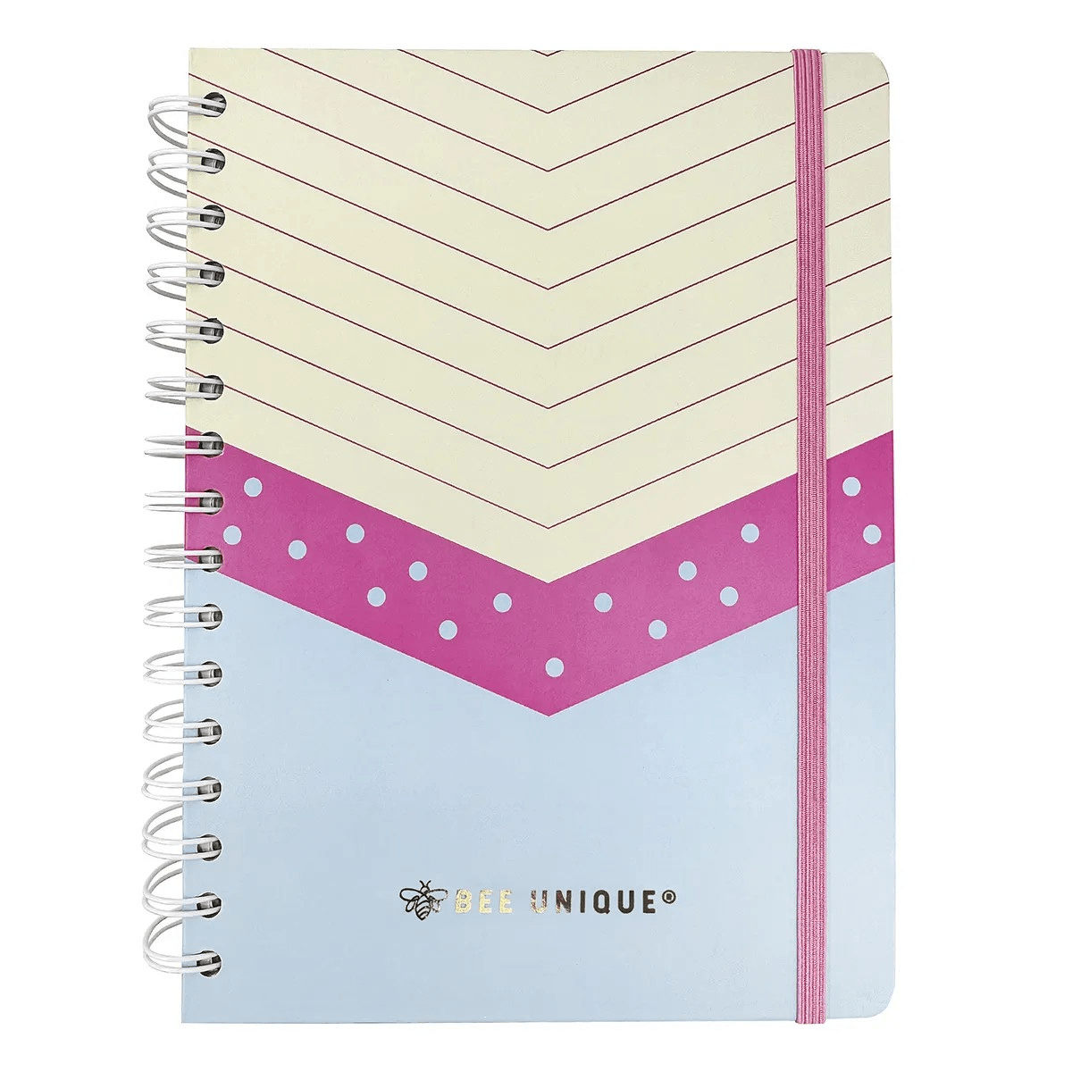 PLANNER A5 100FOLHAS CAPA DURA COM ELASTICO BLUSH