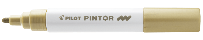 MARCADOR PILOT A BASE DE AGUA MEDIUM OURO METALICO