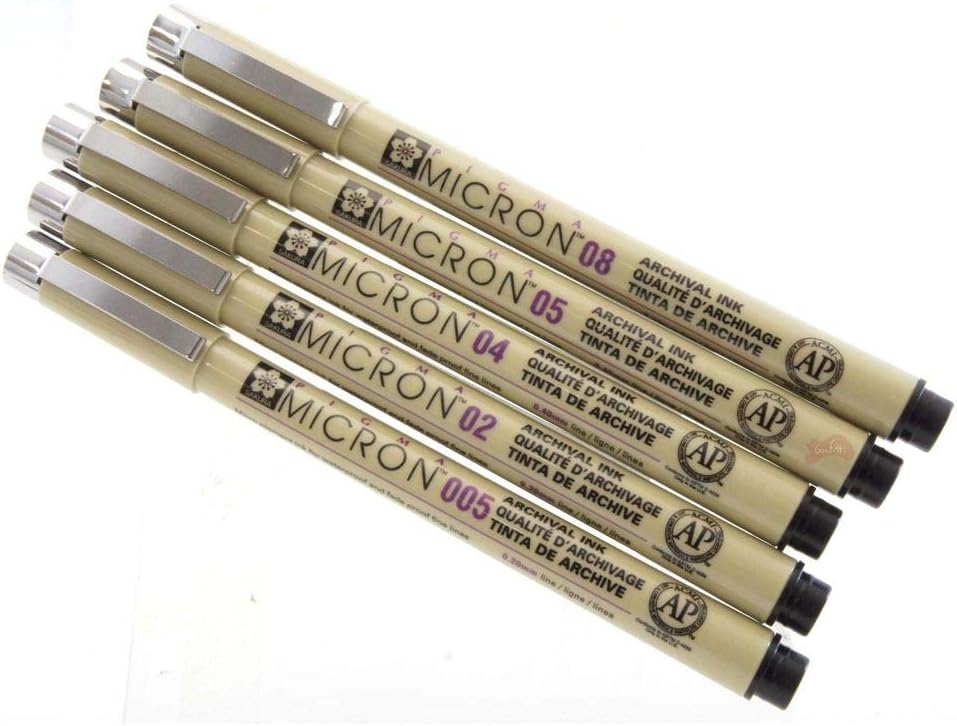 CANETA NANKIN PIGMA MICRON PRETA