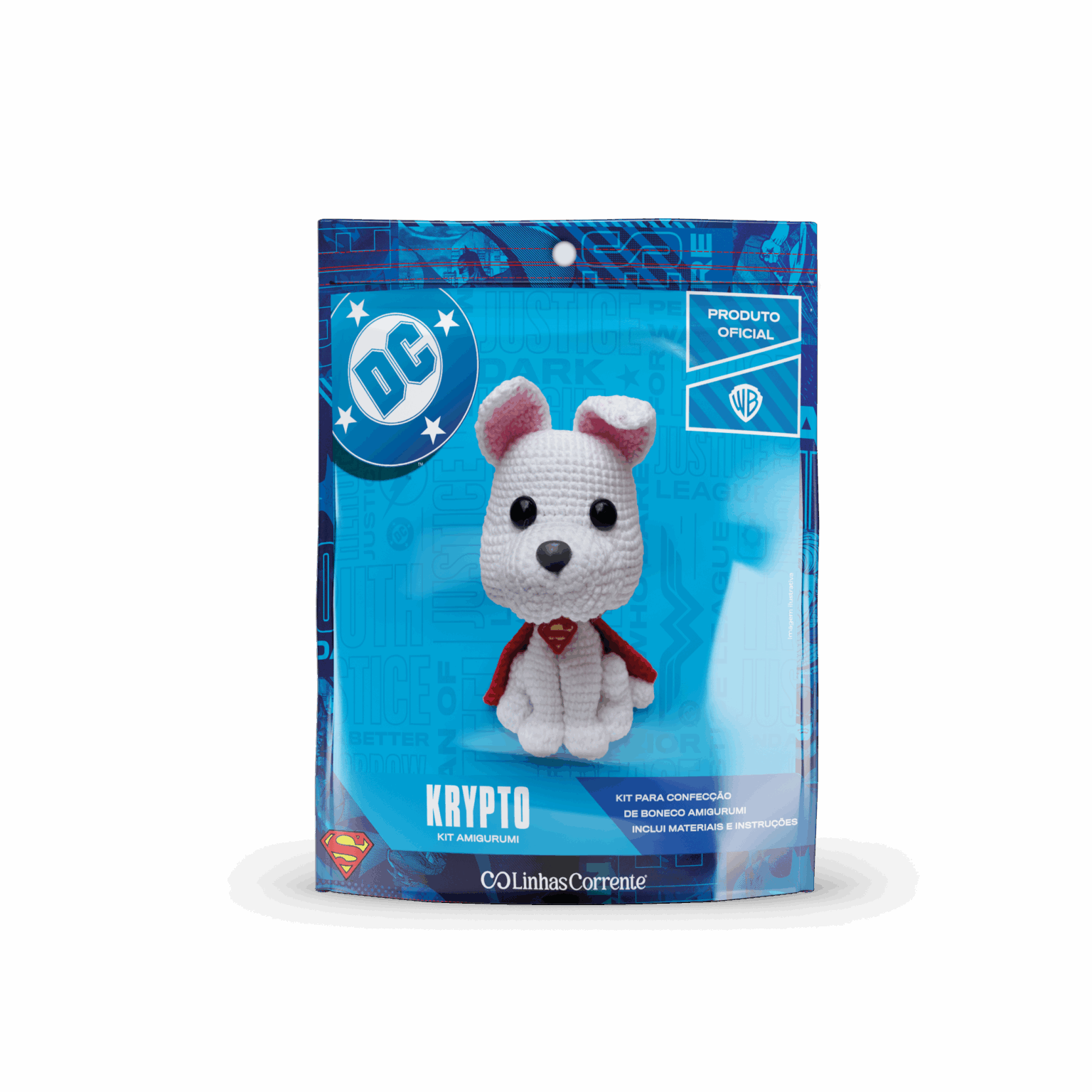 KIT AMIGURUMI DC KRYPTO