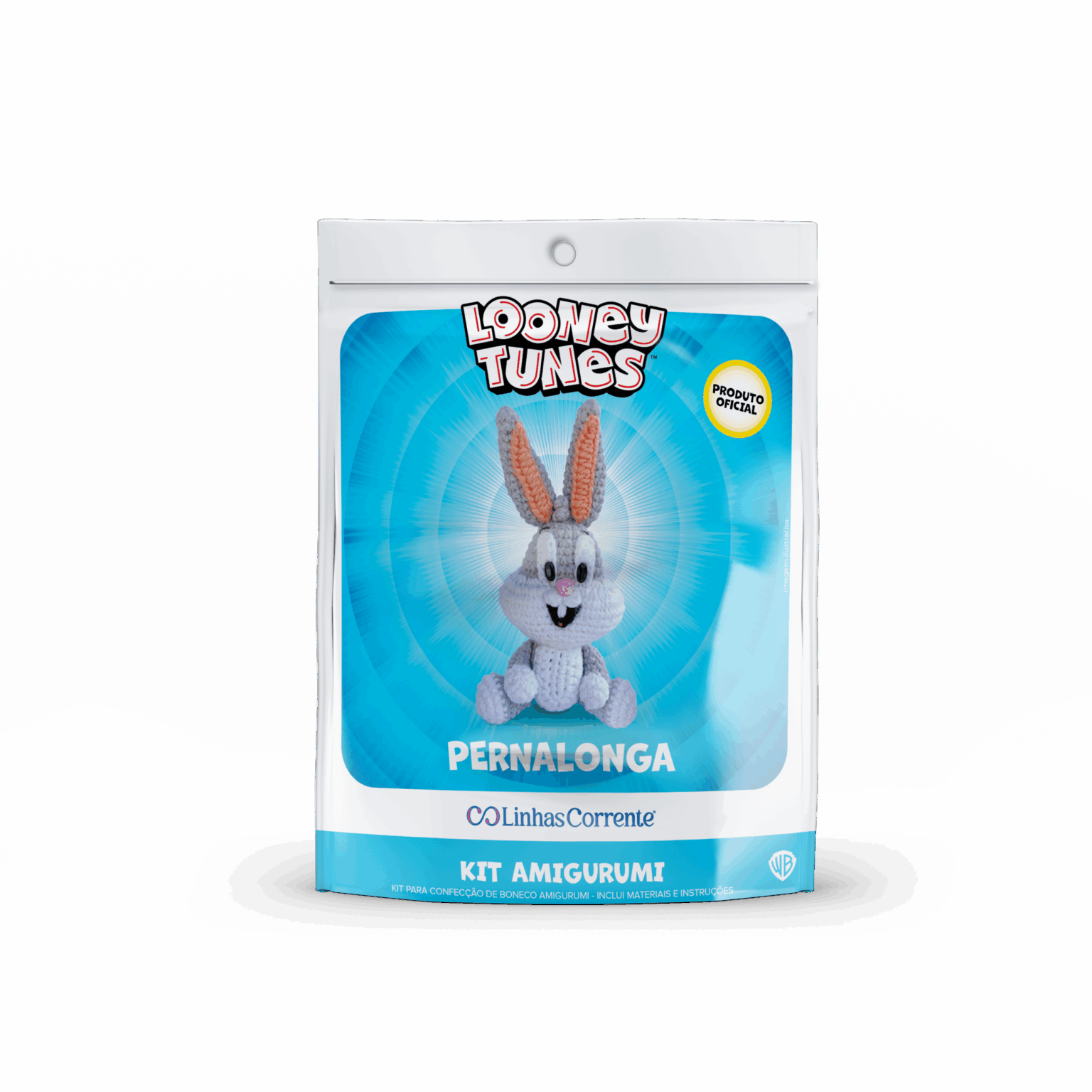 KIT AMIGURUMI LOONEY TUNES PERNALONGA