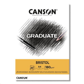 BL CANSON GRADUATE BRISTOL 180G A4 20F  C400110383