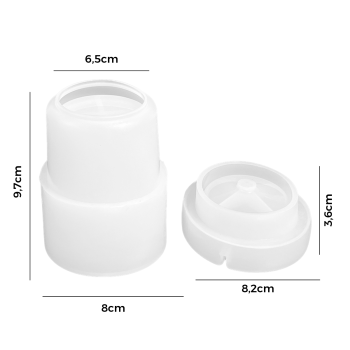 MOLDE DE SILICONE CINZEIRO PARA CARRO