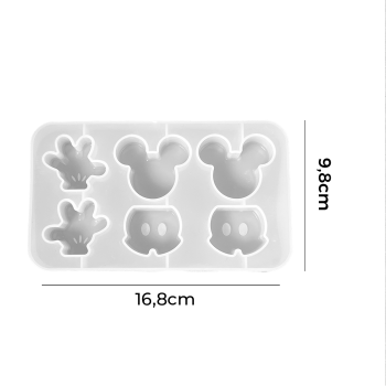 MOLDE DE SILICONE MICKEY 16,5X10X2,5ALT