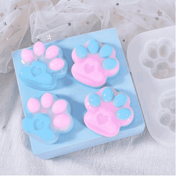 MOLDE DE SILICONE PATA DE CACHORRO 26X13X3ALT