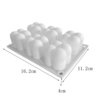 MOLDE DE VELA 6 BOLINHAS BUBBLE P