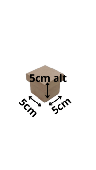 CAIXA TAMPA SAPATO 5X5X5 CM 3MM
