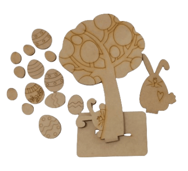 ARVORE DE PASCOA COM OVOS
