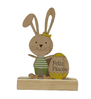 COELHO FELIZ PASCOA VERDE