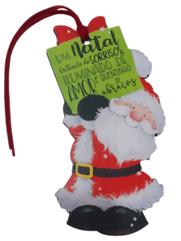 TAG DECORATIVA PAPAI NOEL 2