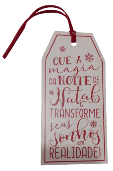 TAG DECORATIVA QUE A MAGIA DA NOITE