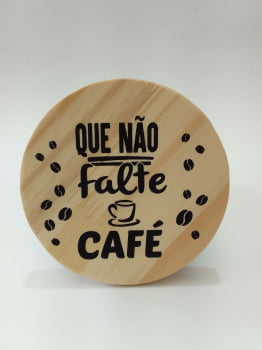 PORTA COPO EM PINUS QUE NÃO FALTE CAFÉ