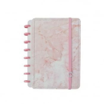 CADERNO PINK MARBLE DREAM - A5