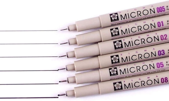 CANETA NANKIN PIGMA MICRON PRETA