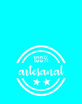 STENCIL JOIA 100 % ARTESANAL 10X10 CM JA 194